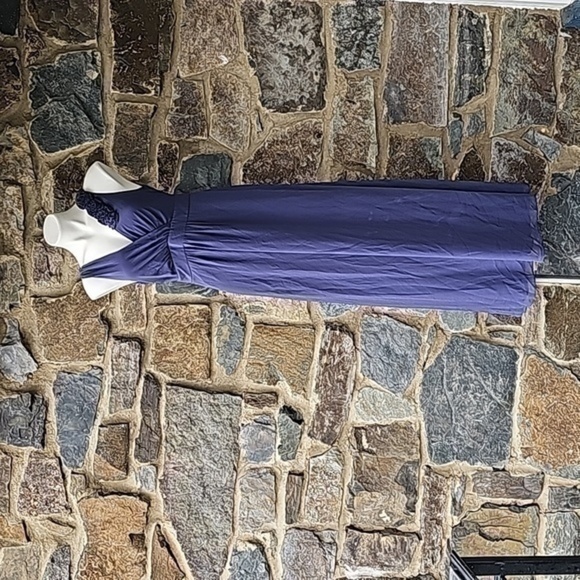 BODEN Blue Formal Silk Maxi Dress size 8 - Picture 1 of 11